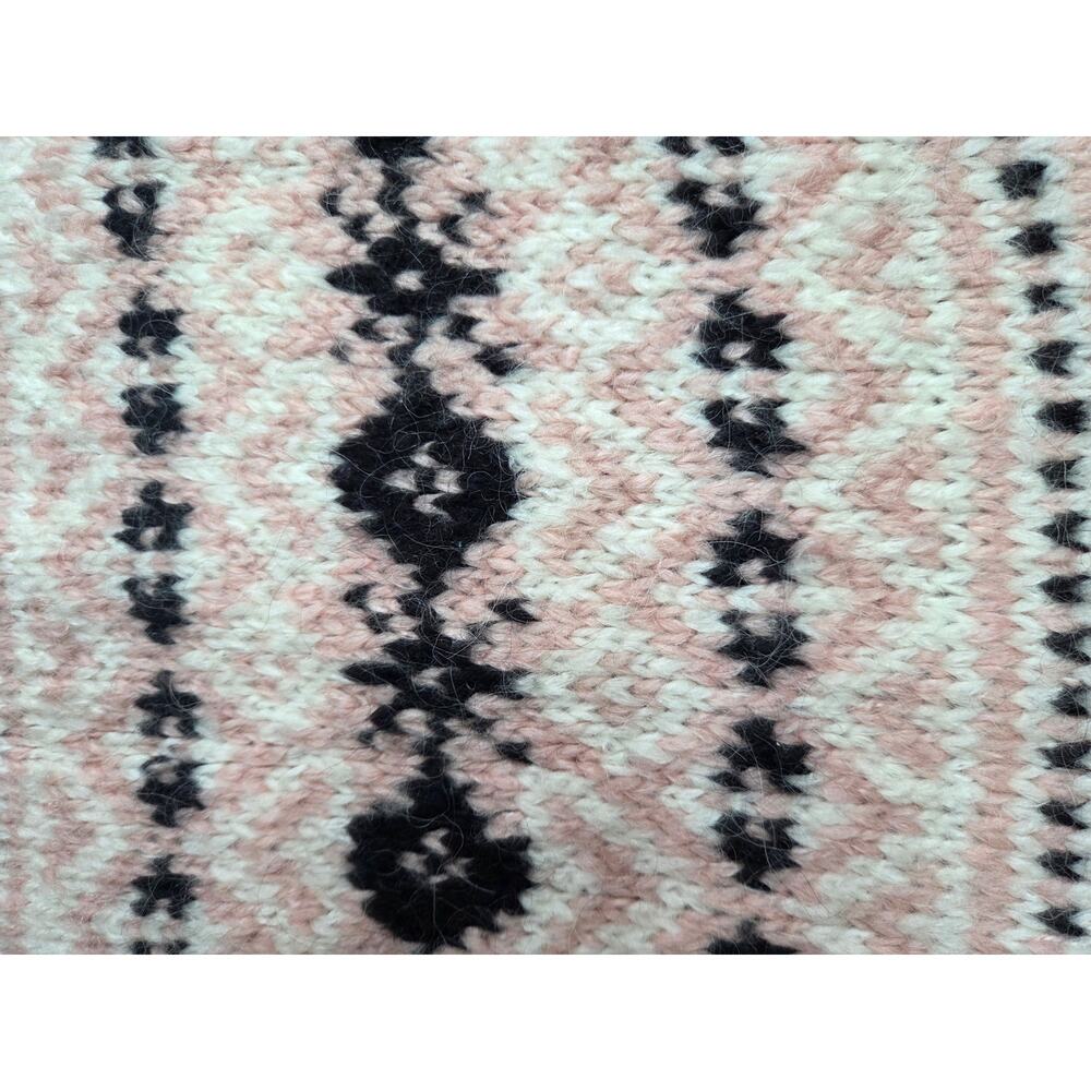 Zara Cream and Black Patterned Sweater - Picture 4 of 11